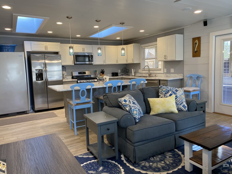 Living Room into Kitchen