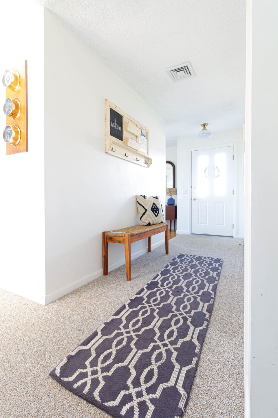 Front hallway. 