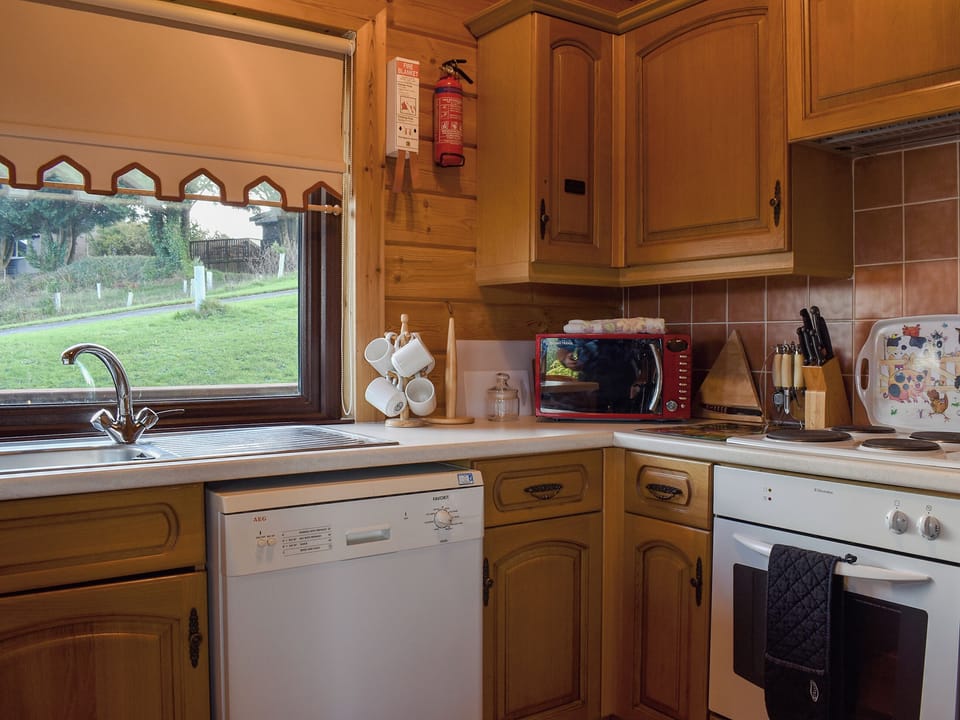 Kitchen area | Jasmine Lodge, Woolsery, near Hartland