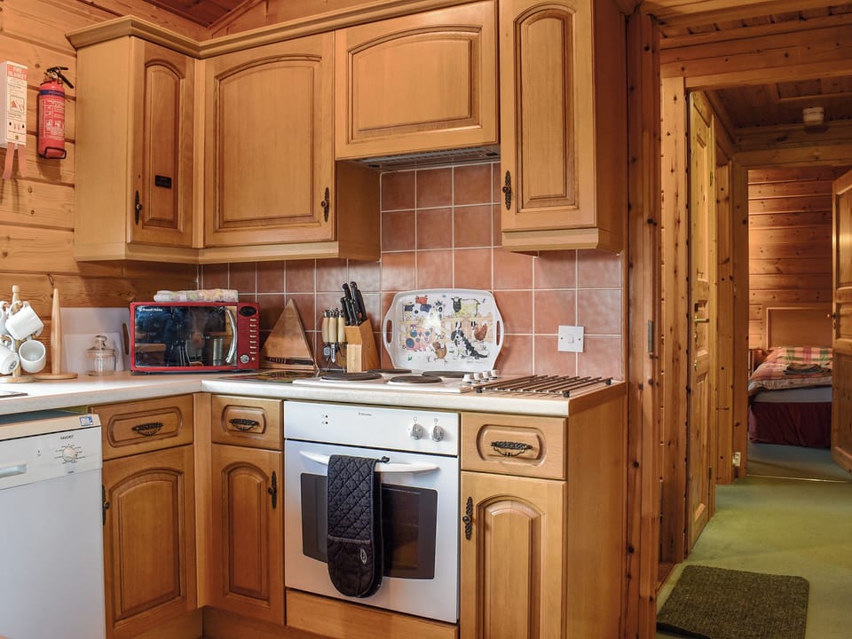 Kitchen area | Jasmine Lodge, Woolsery, near Hartland