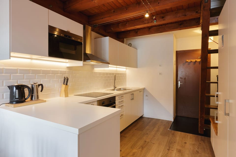 Bright and open kitchen
