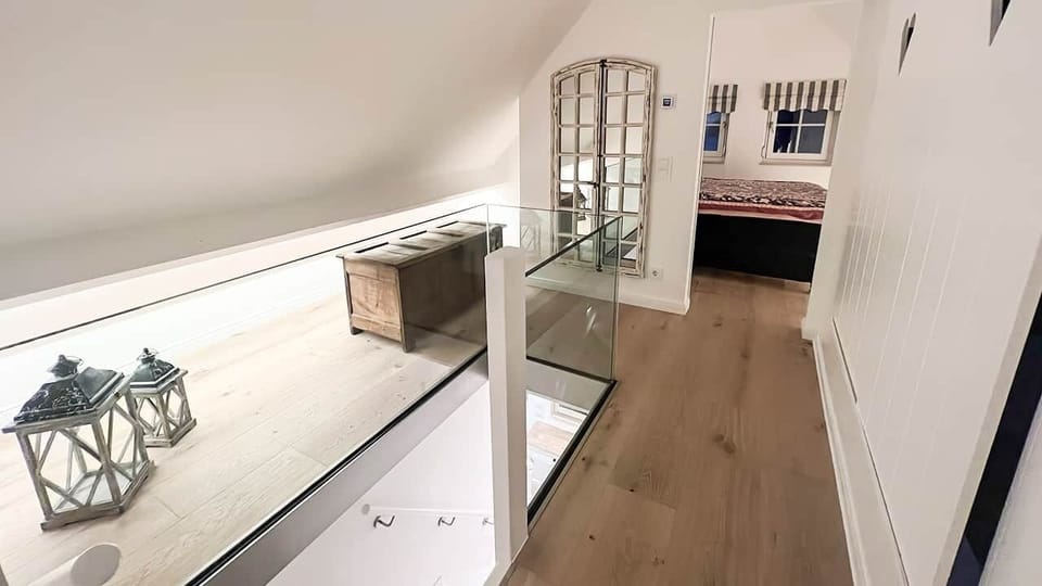 Treppe in die erste Etage