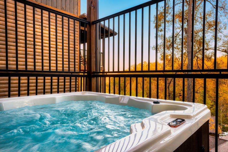 After a day of Smoky Mountain adventures or Dollywood fun, come enjoy a soak in our hot tub.