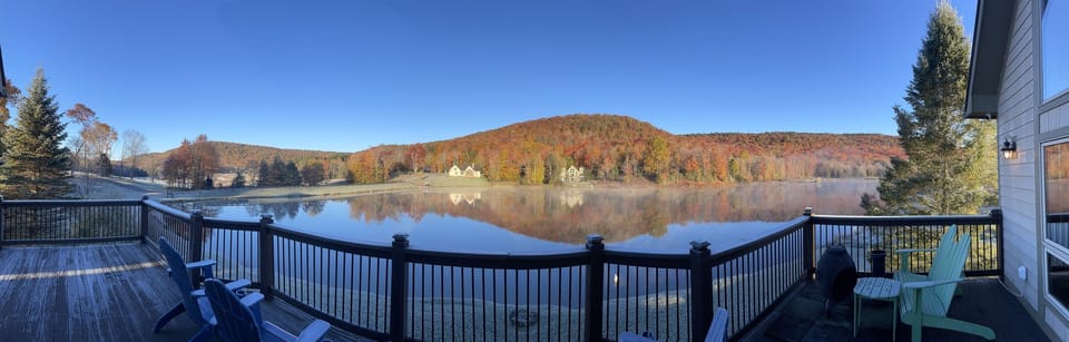 Beautiful expansive views from the upper deck.