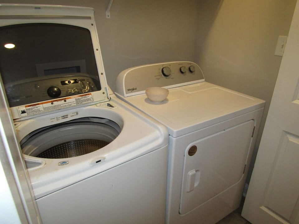 Laundry room.