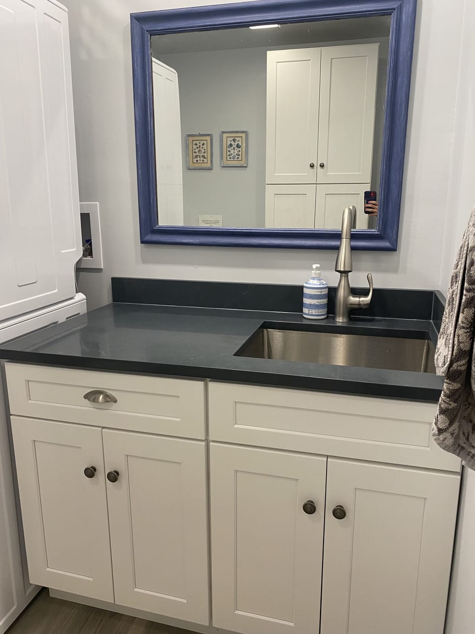 Half bath and laundry room