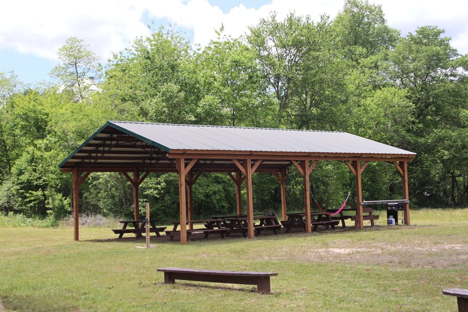Picnic area with grills
