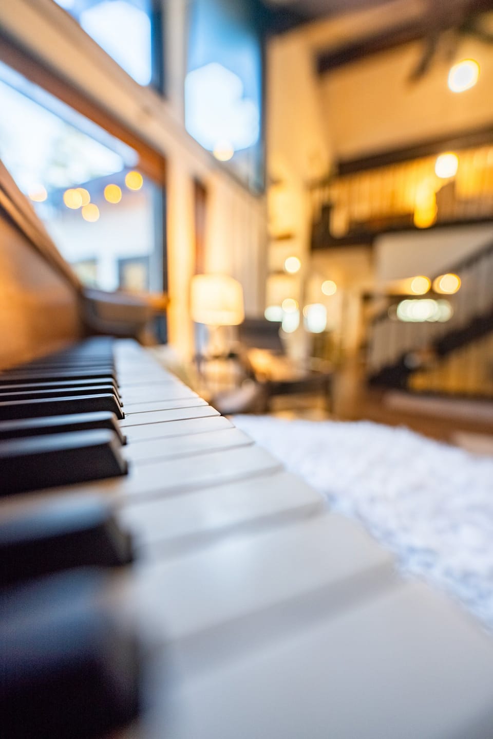 Stylish interiors with contemporary décor, warm accents, and inviting atmosphere throughout.