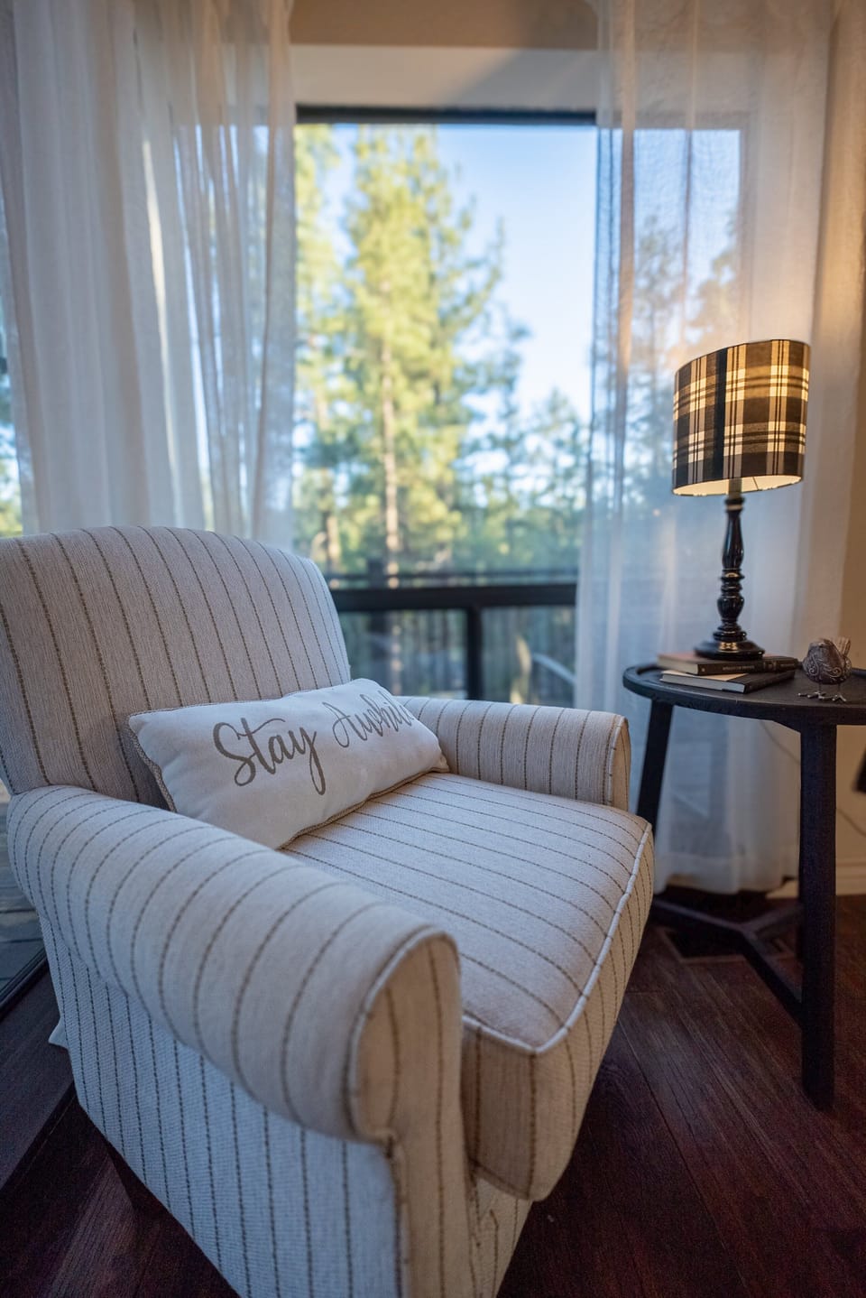 Inviting lounge with plush seating and soft décor, designed for relaxed coffee chats or tea breaks.
