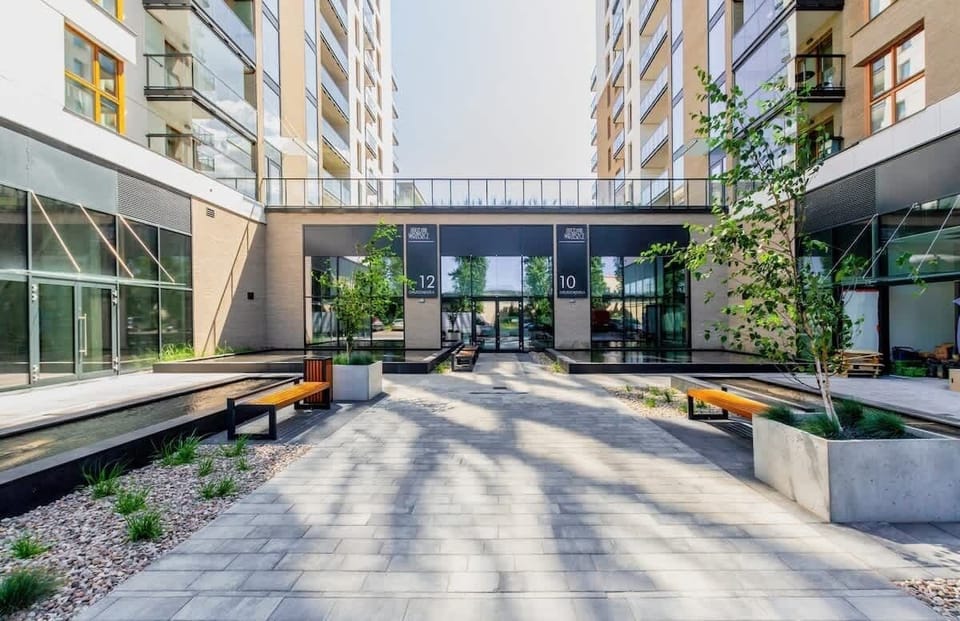 Modern property building. 