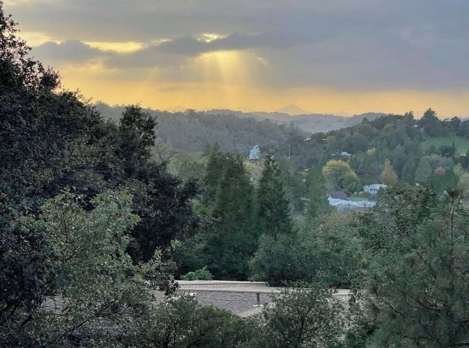 Sunset view from the Master Bedroom.