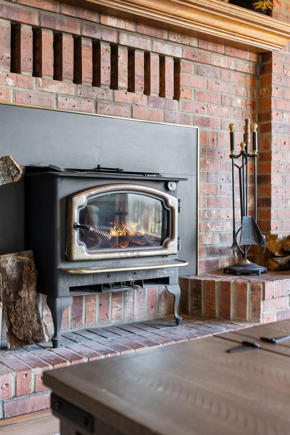 Wood provided for your conveneince!