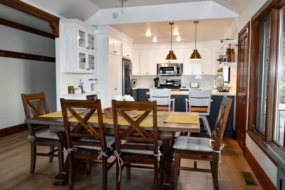 Dining and Kitchen area.