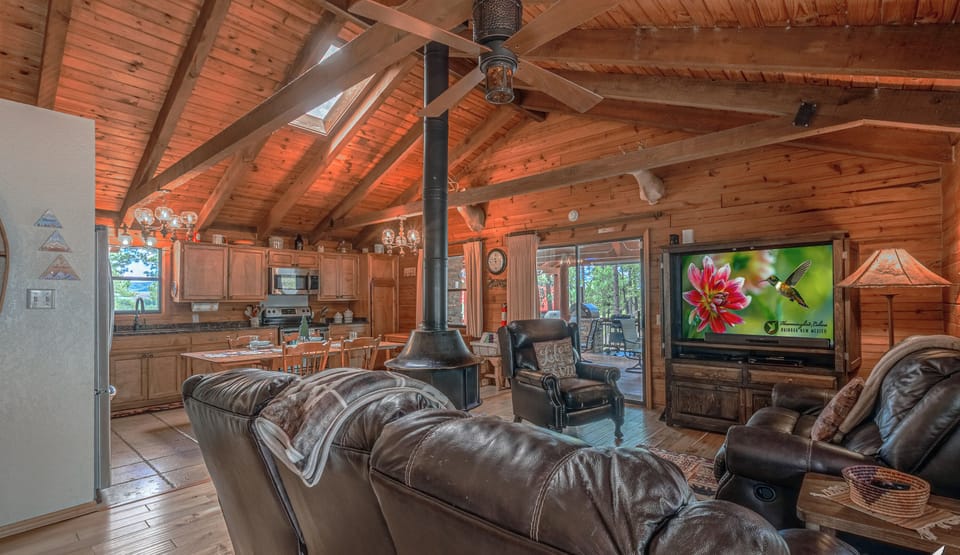 Entry opens into living room