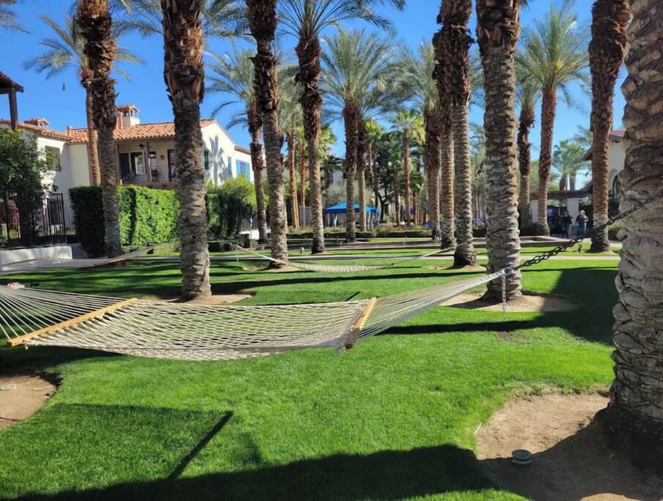 Hammock garden steps away