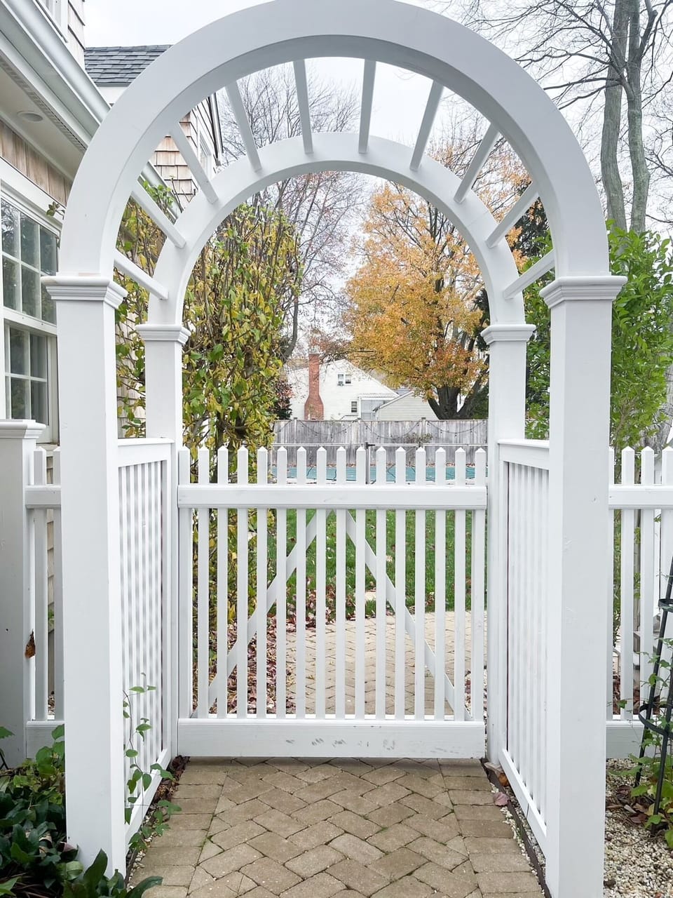 Entrance to backyard