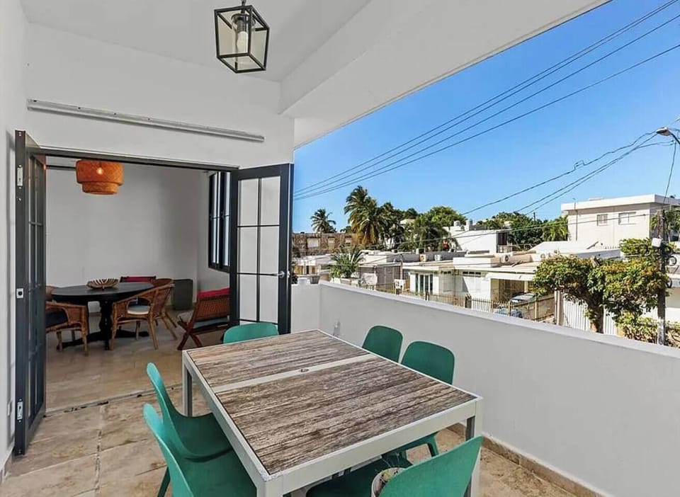 Balcony attached to the upstairs living room