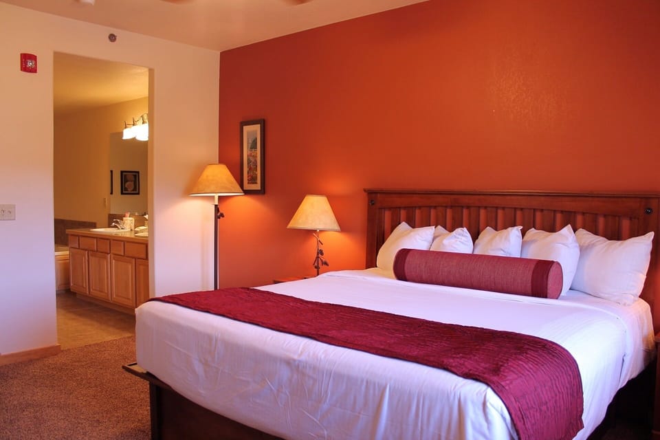 Master bedroom with King bed 