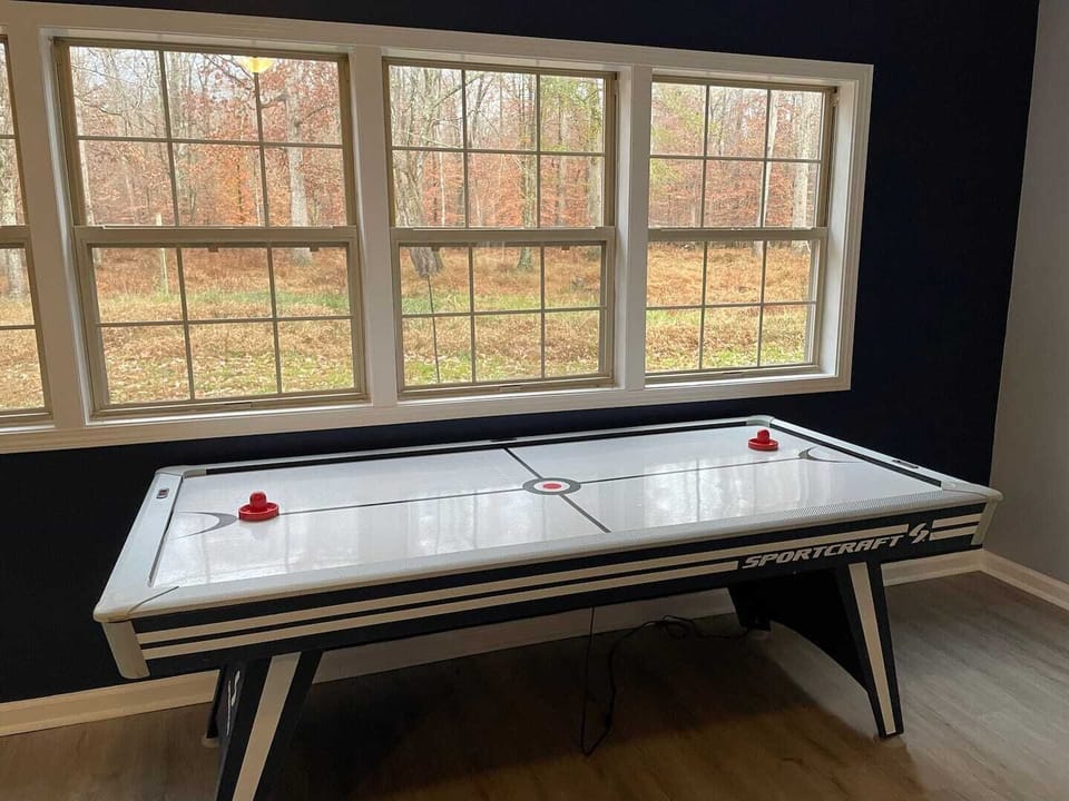 Looking for something fun at your Airbnb? We've got an Air Hockey Table