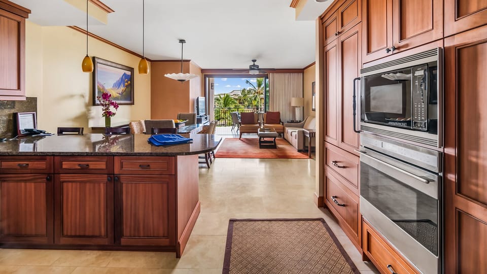 Koloa Landing Resort at Poipu #9304 - Kitchen & Great Room - Parrish Kauai
