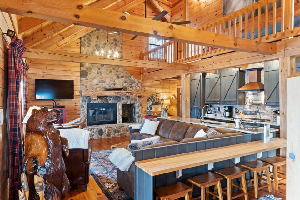 Open Great Room & Kitchen