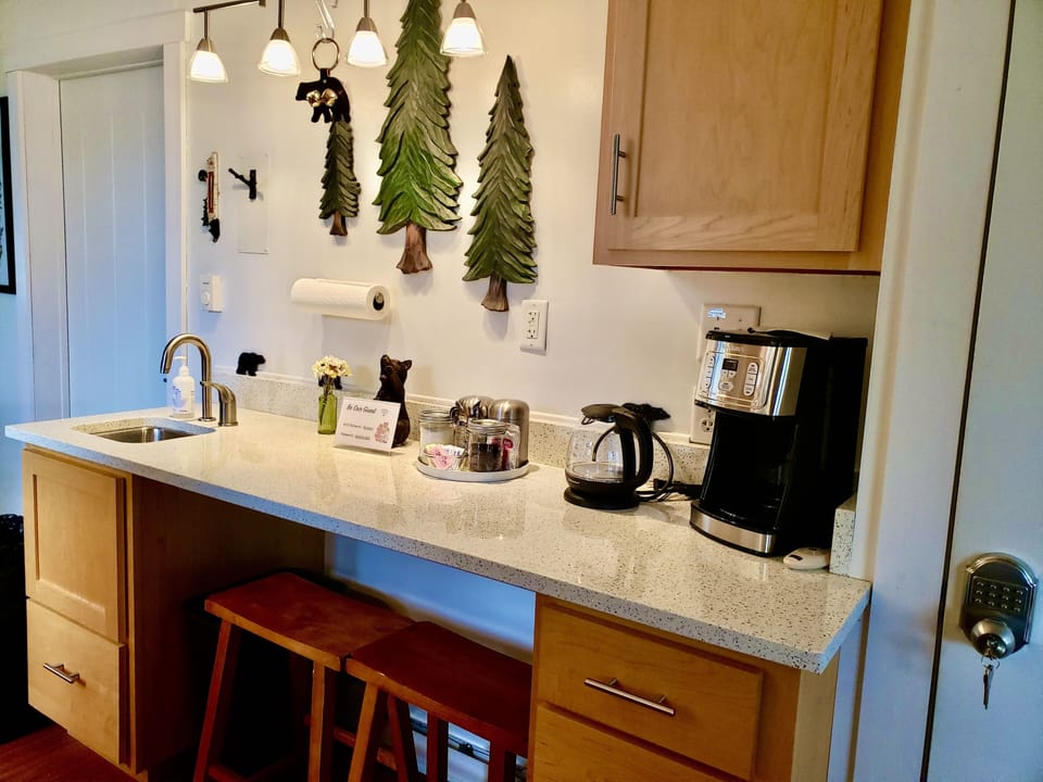 Coffee station and second sink