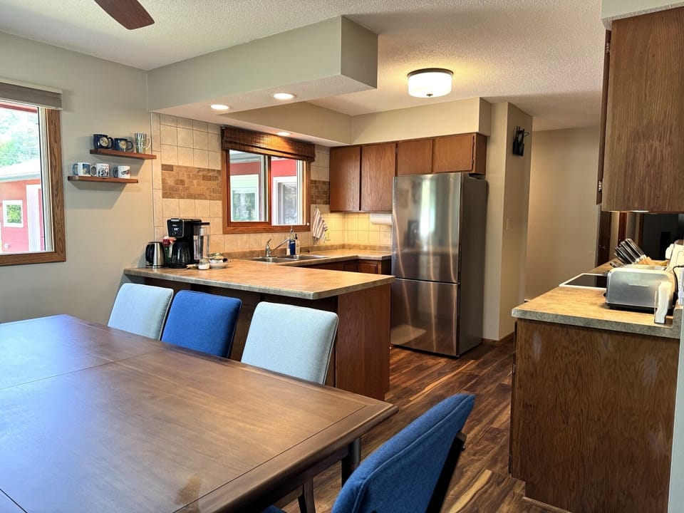 Our kitchen is stocked with all of your cooking needs