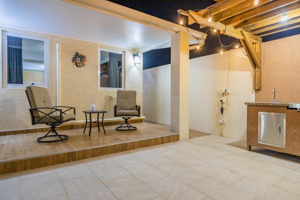Our outside seating area beckons with charming ambiance and fresh air.