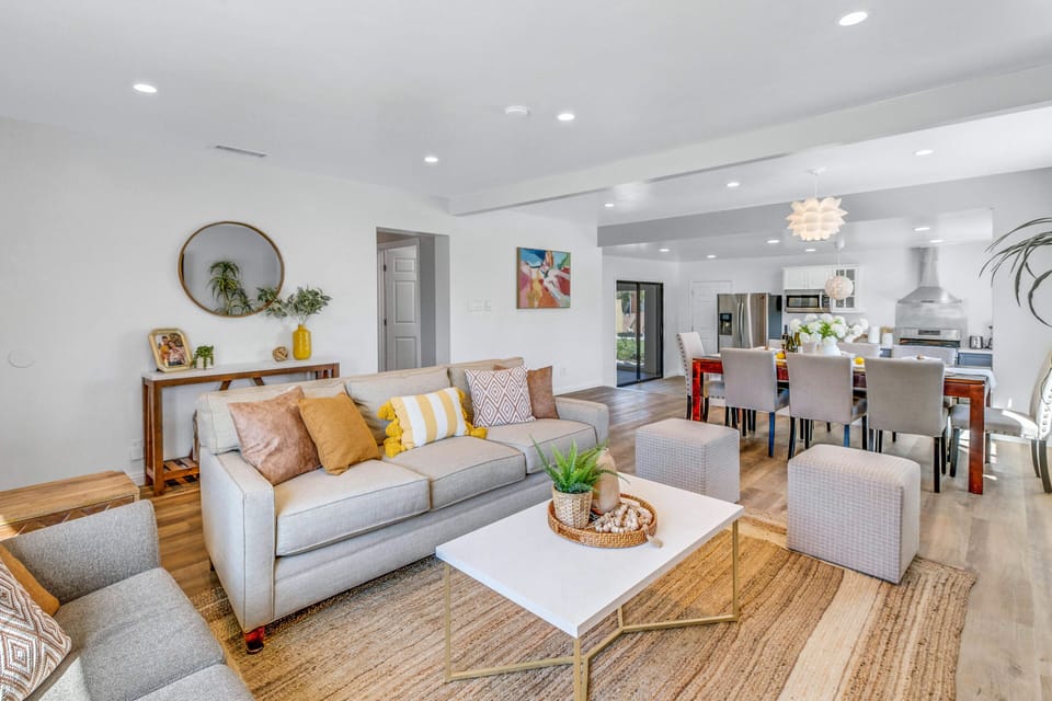 Open concept living and dining room. Perfect for creating memories.