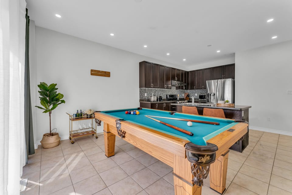 Huge pool table