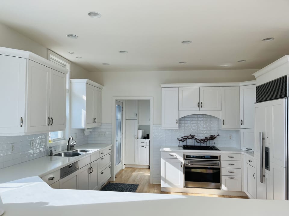 Kitchen and butler's pantry (in the back)