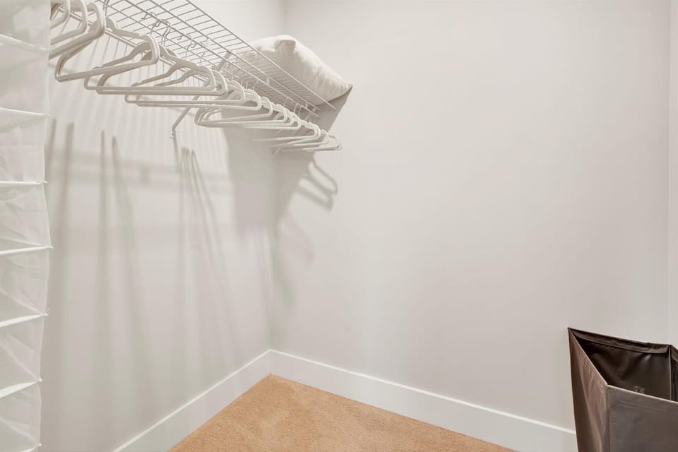 Walk-in closet.