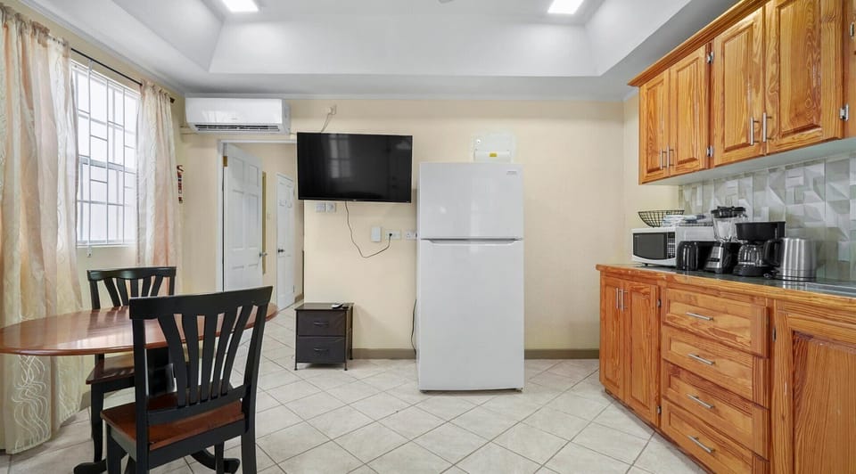 Kitchen and Dining Area with A/C
