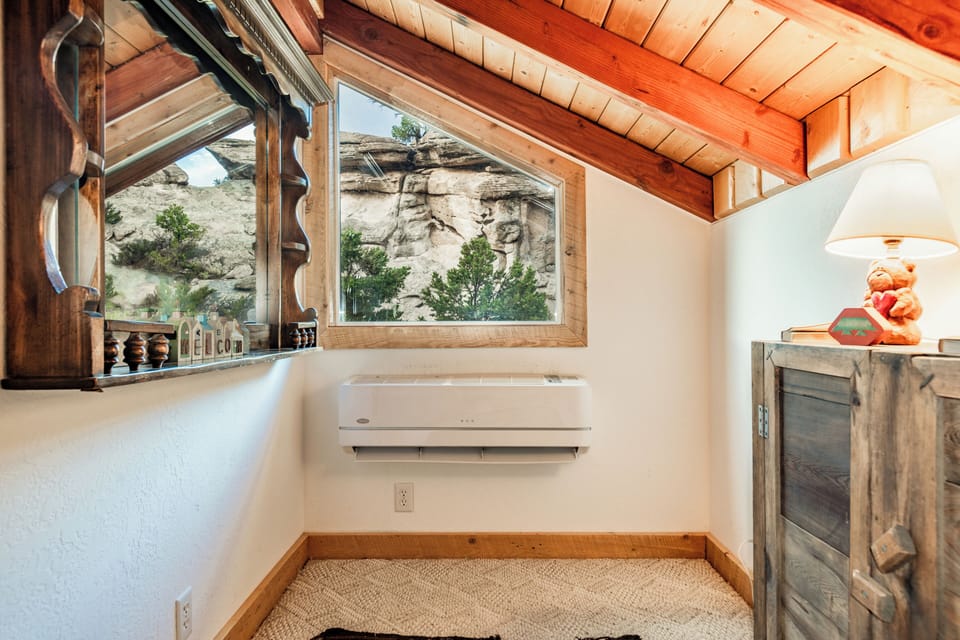 Sitting area off of the bedroom. 