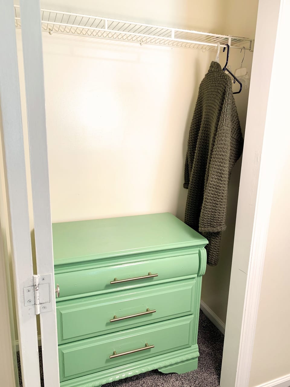 Eucalyptus Room - Closet and Chest of Drawers
