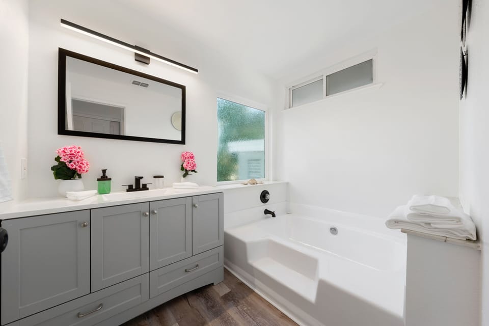 Master Bathroom with Tub & Shower