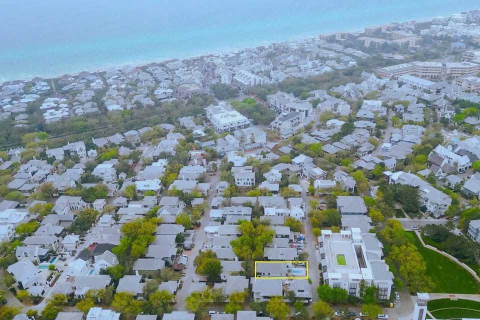 Areal view of Rosemary Beach.