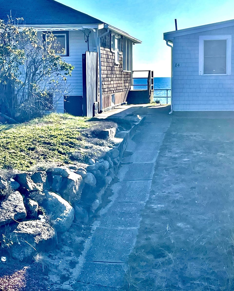 Ocean views from porch