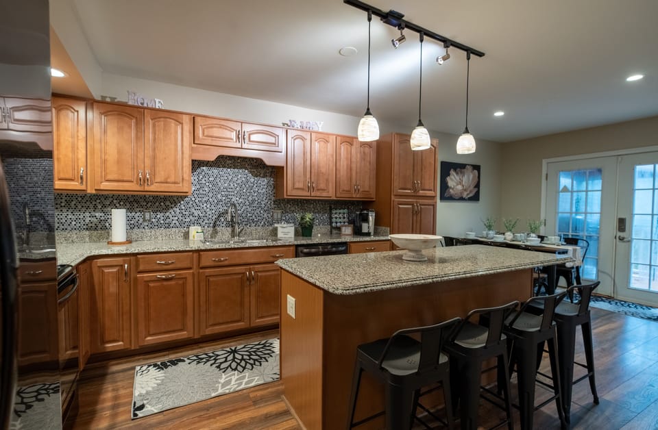 Fully stocked kitchen