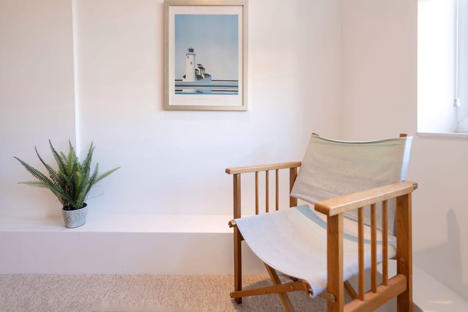 First floor: Bedroom two with chair