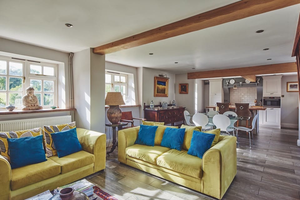A living space at Roupel Estate, Devon