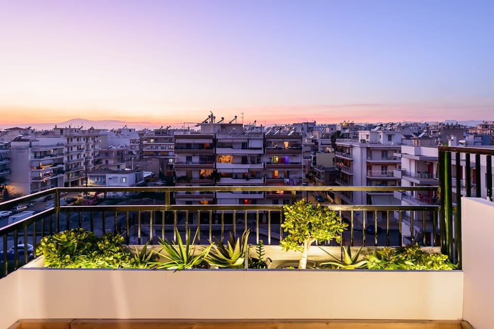 Capture the city's panorama from the loft