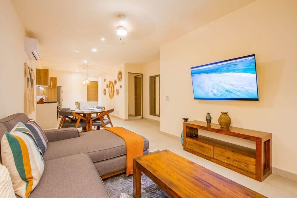 Wall-mounted Smart TV for chillout moments