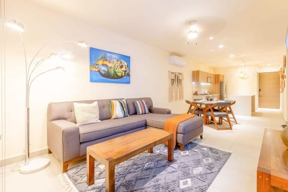 Open plan living space
