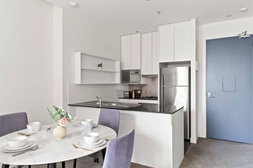 A kitchen & dining area.