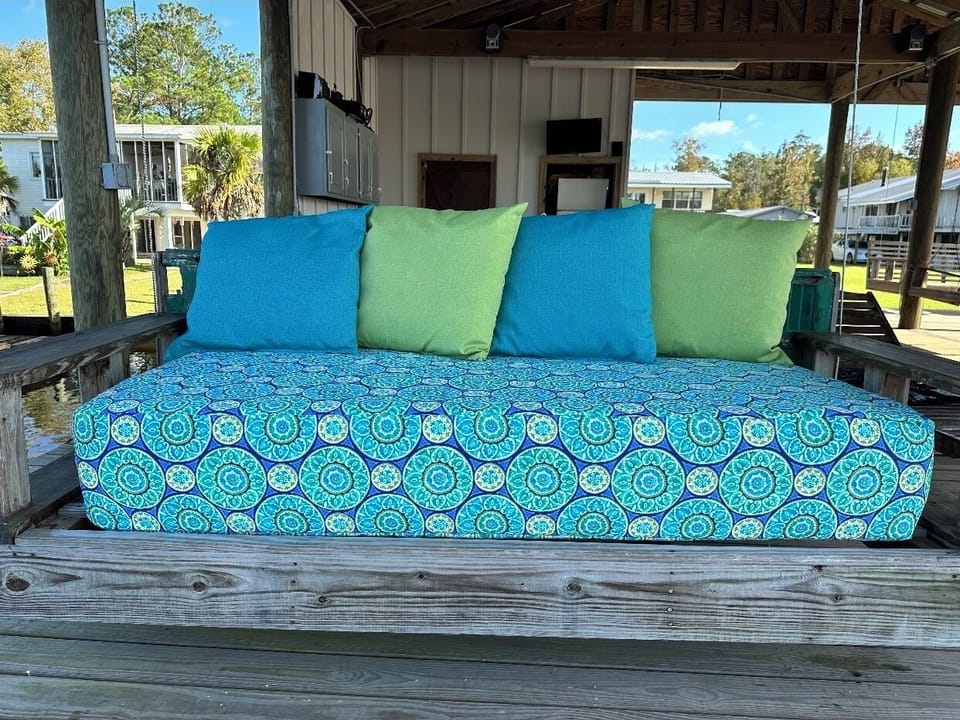 Custom made bed swing