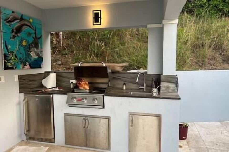 Shared outdoor kitchen