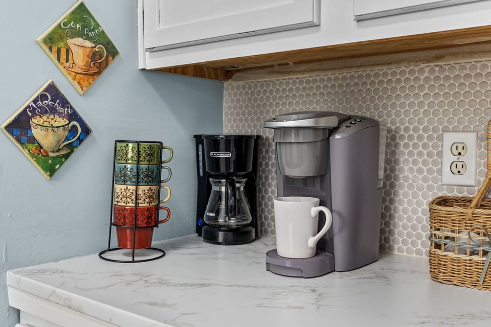 Keurig coffee machine is available for your enjoyment