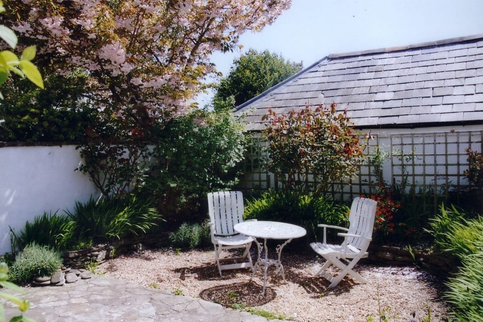 Walled garden.  A sun trap!