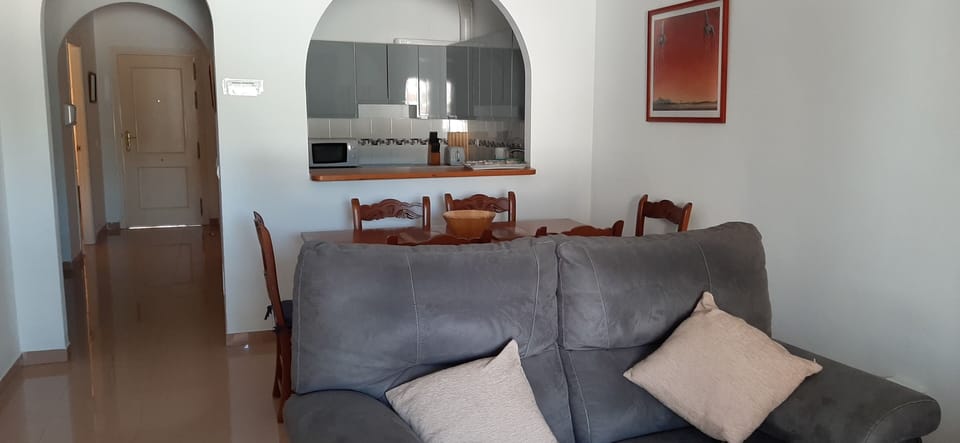 View to the kitchen